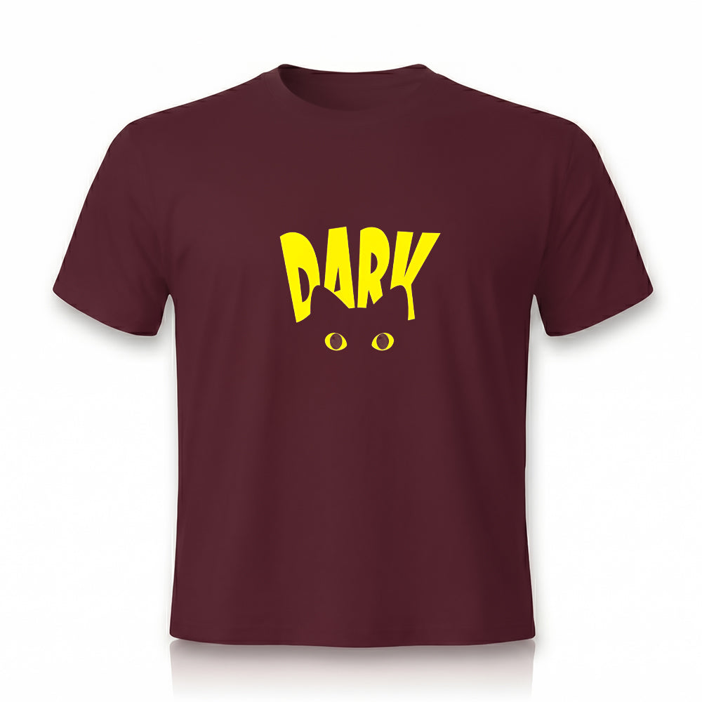 Dark Printed Tee by Rihab