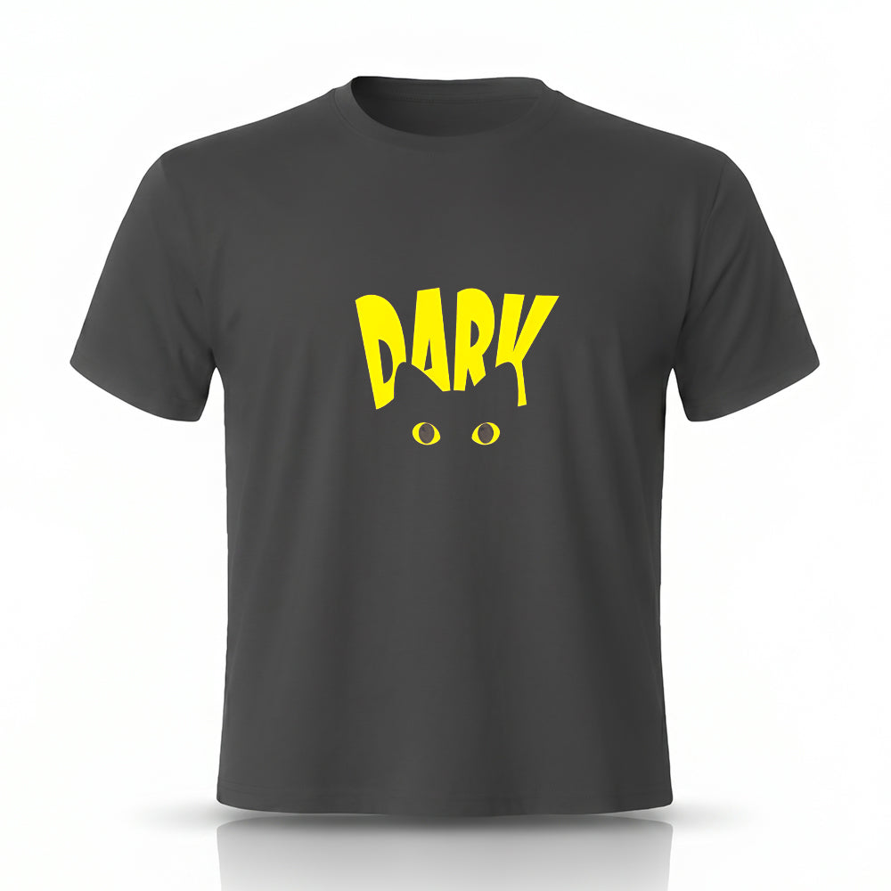 Dark Printed Tee by Rihab