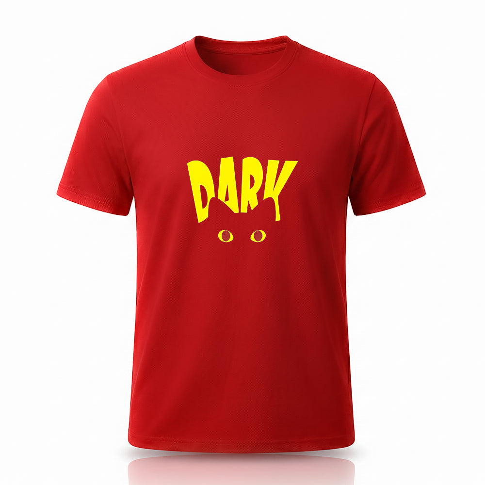Dark Printed Tee by Rihab