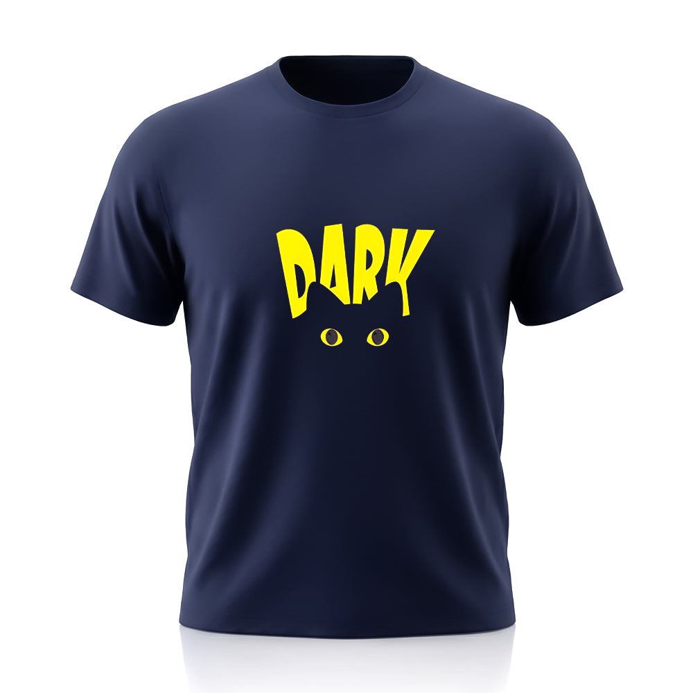 Dark Printed Tee by Rihab