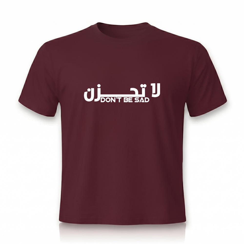 Dont Be Sad Printed Tee by Rihab
