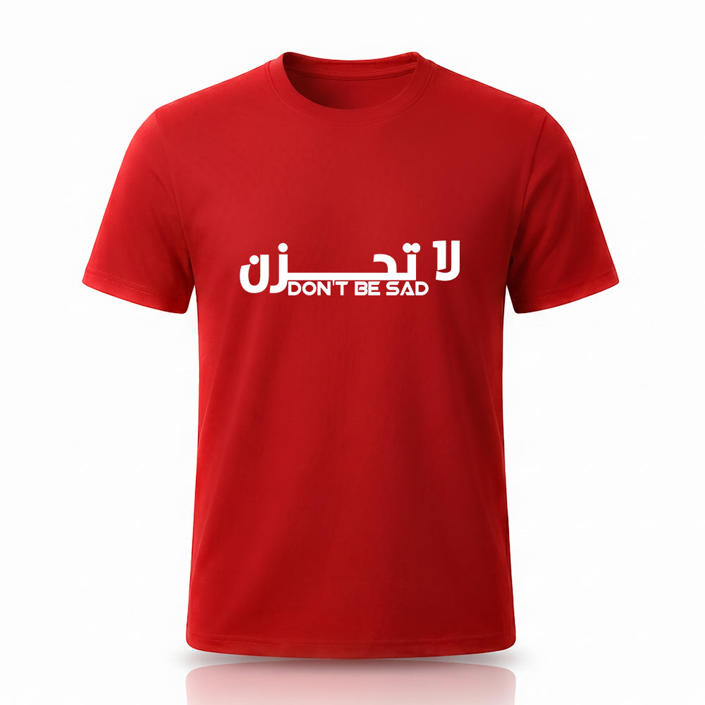 Dont Be Sad Printed Tee by Rihab