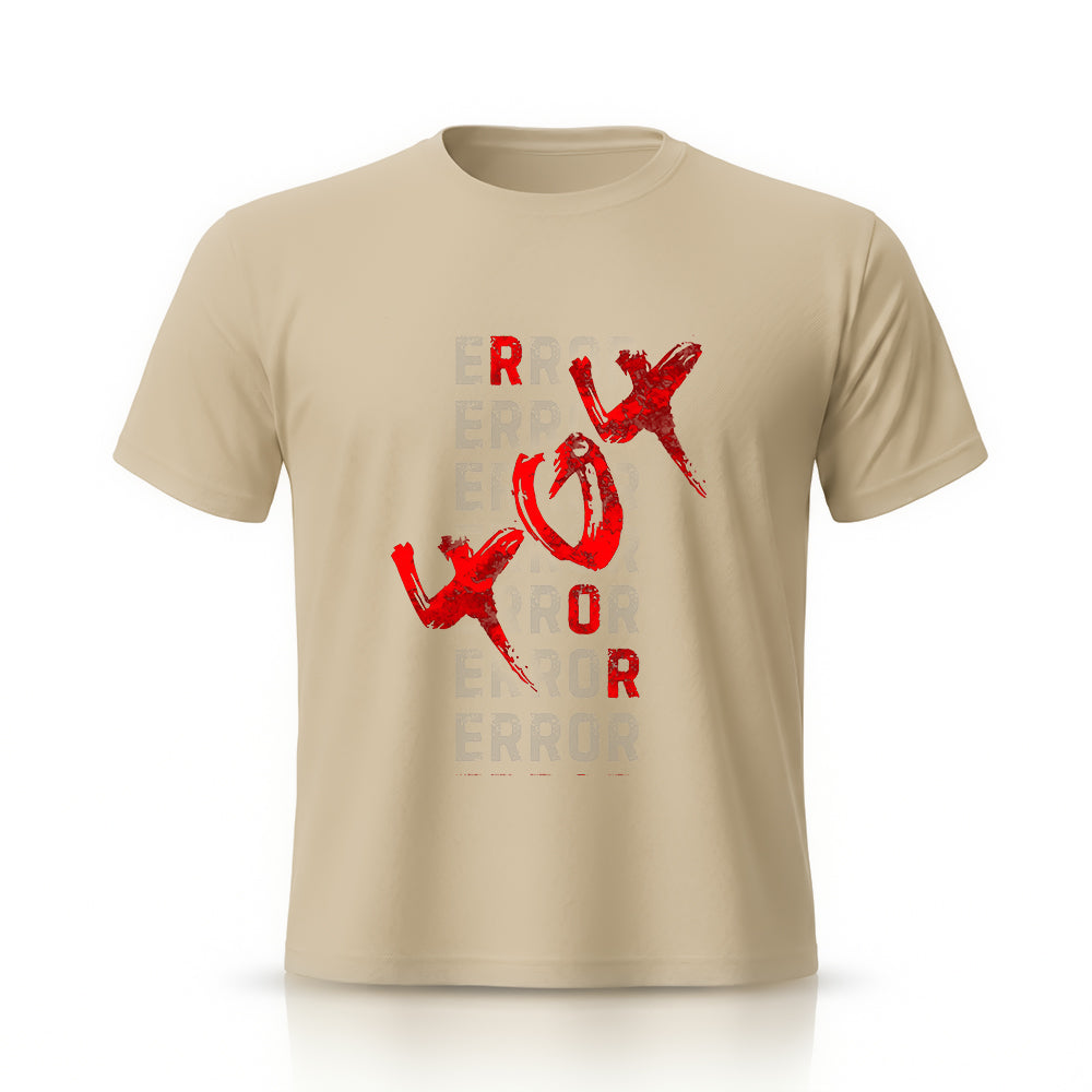 Error Printed Tee by Rihab