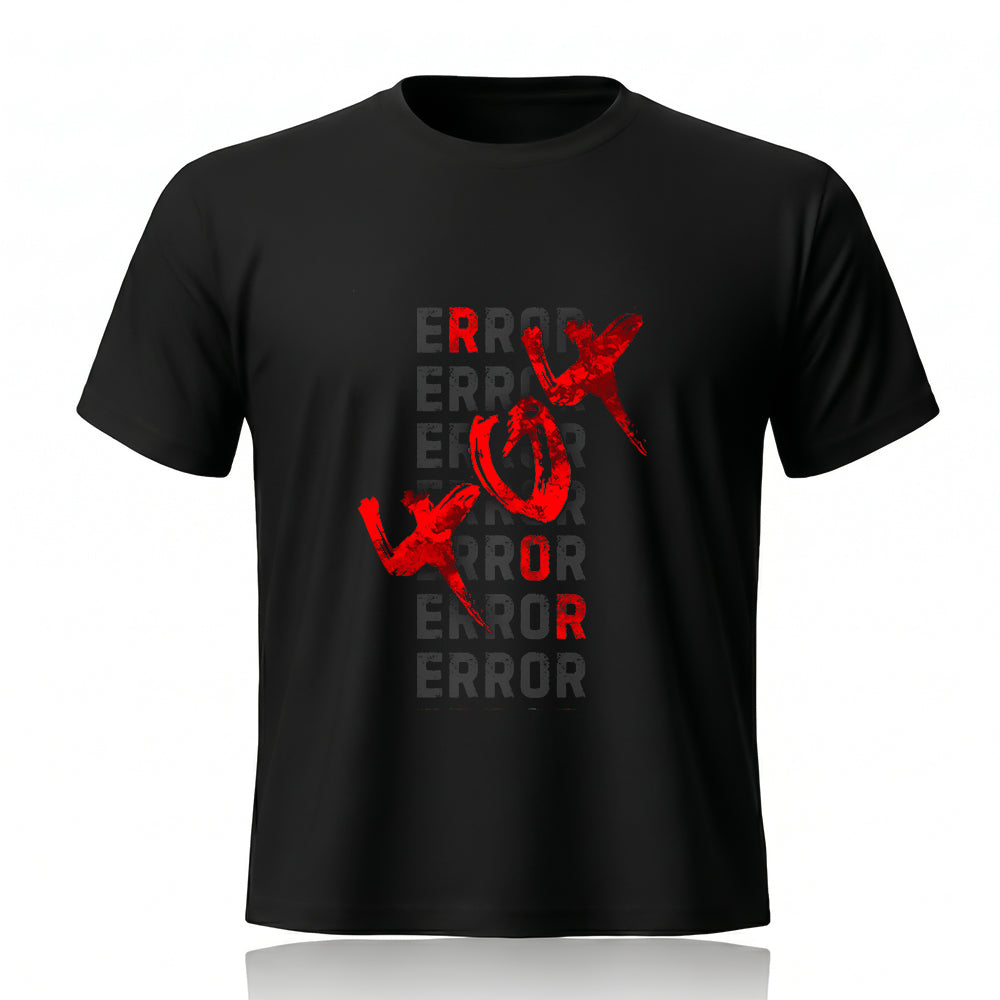Error Printed Tee by Rihab
