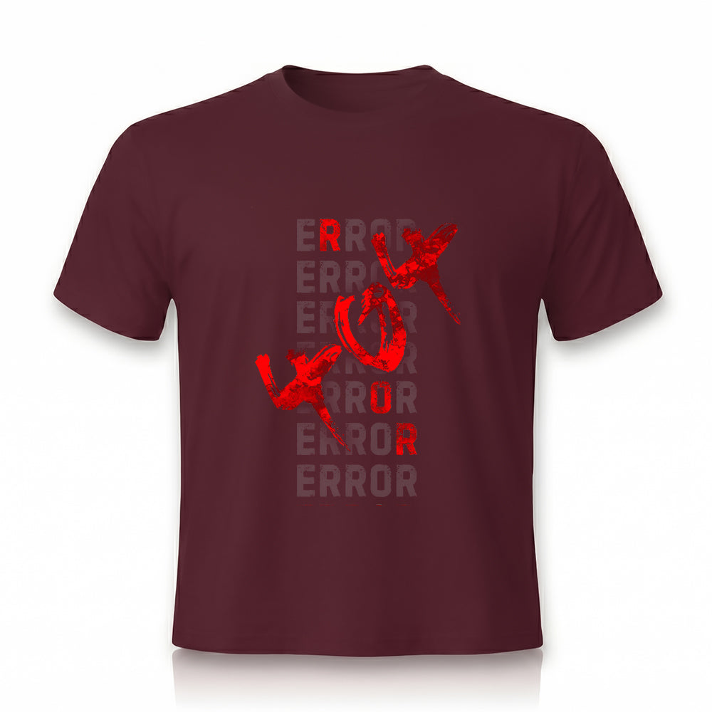 Error Printed Tee by Rihab