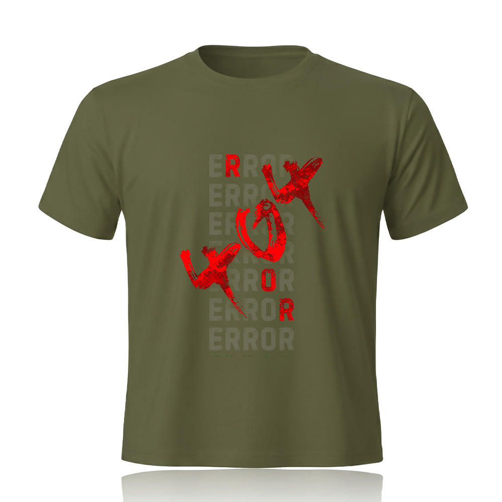 Error Printed Tee by Rihab