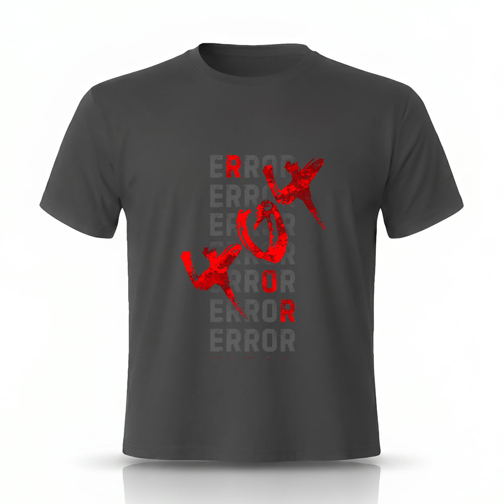 Error Printed Tee by Rihab