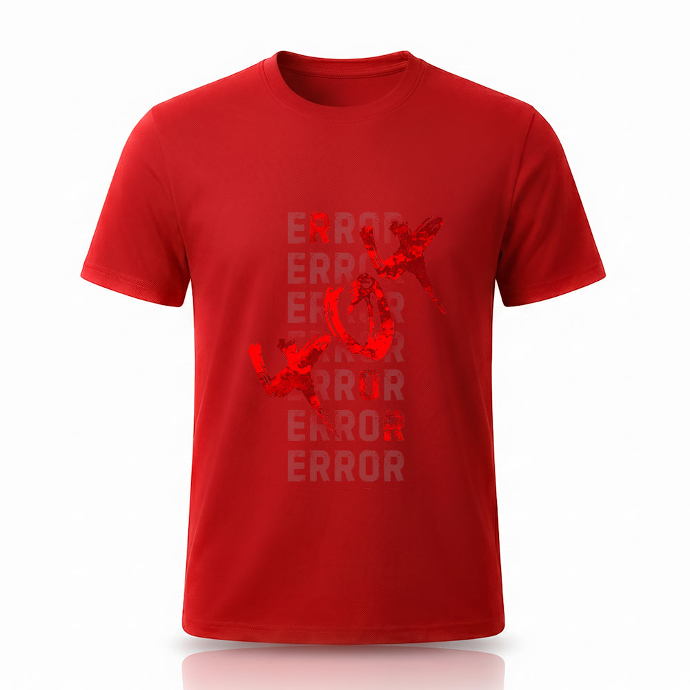 Error Printed Tee by Rihab