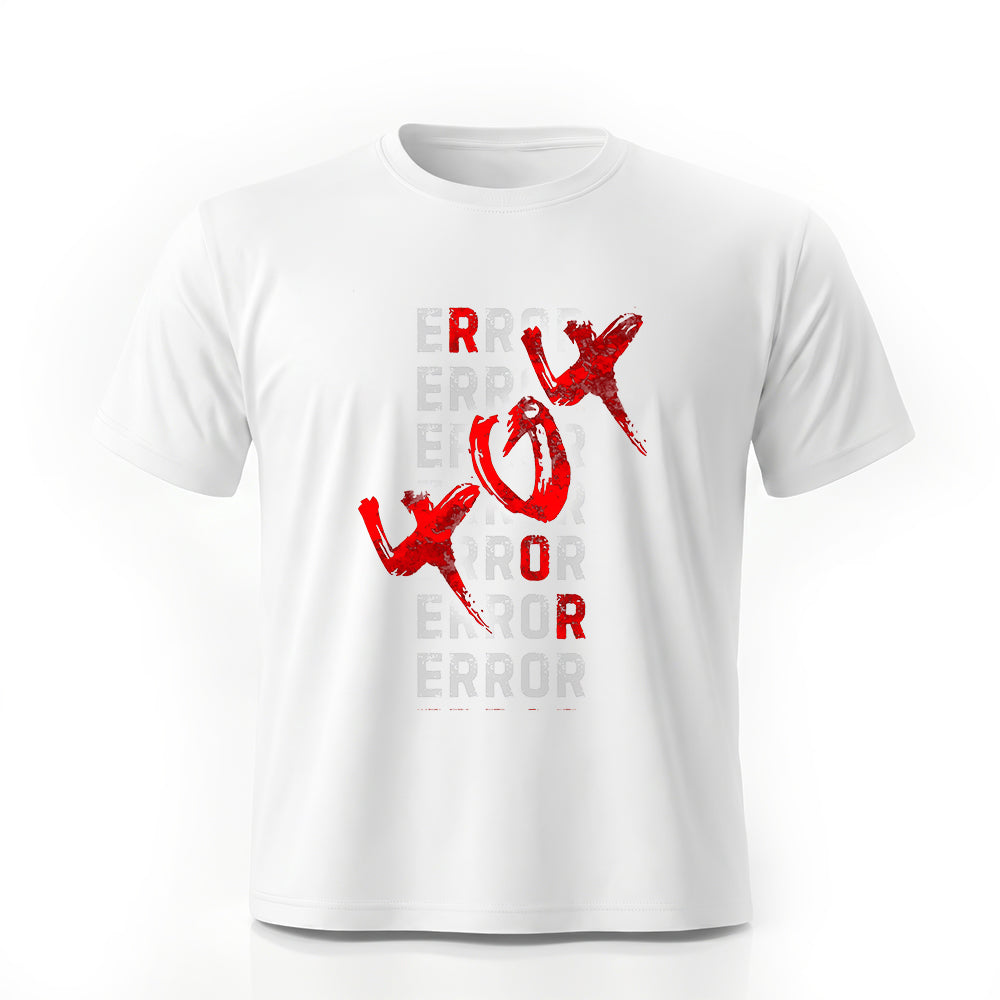 Error Printed Tee by Rihab