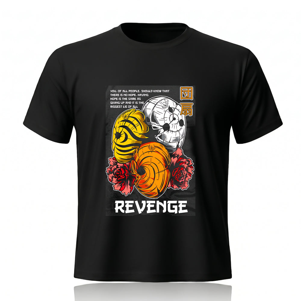 Obito Masks Graphic Tee by Rihab