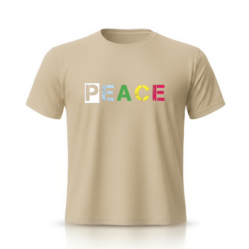 Peace Printed Tee by Rihab