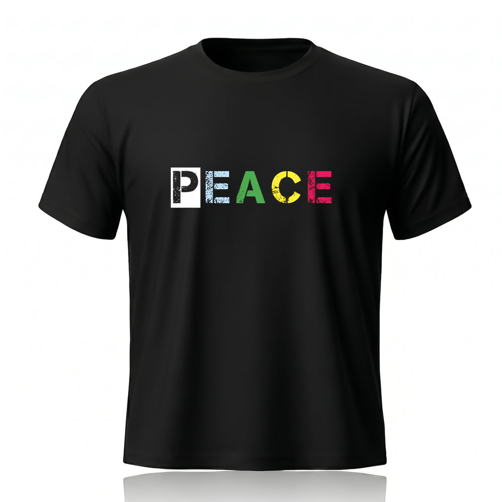 Peace Printed Tee by Rihab