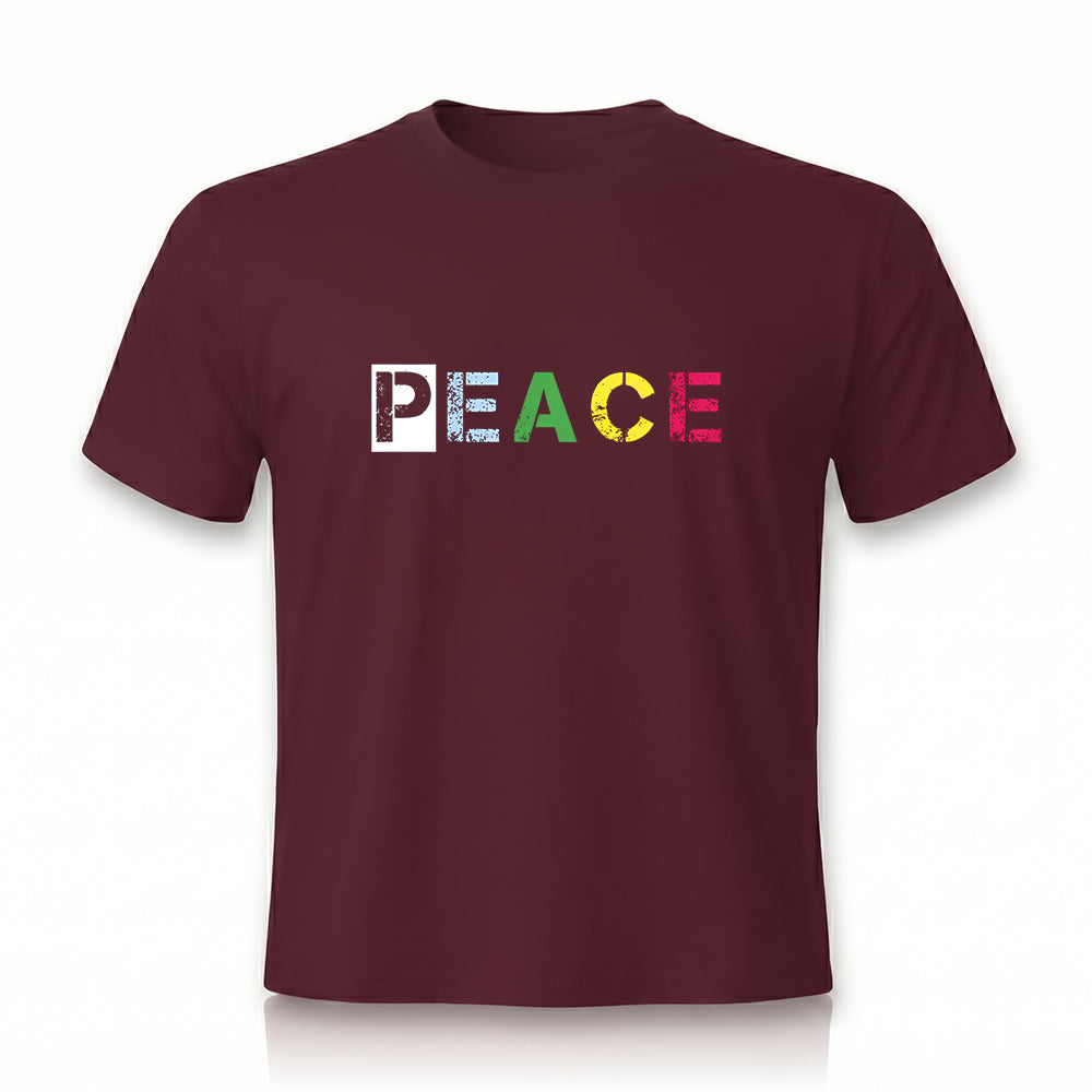 Peace Printed Tee by Rihab