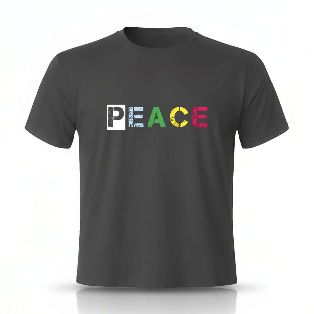 Peace Printed Tee by Rihab