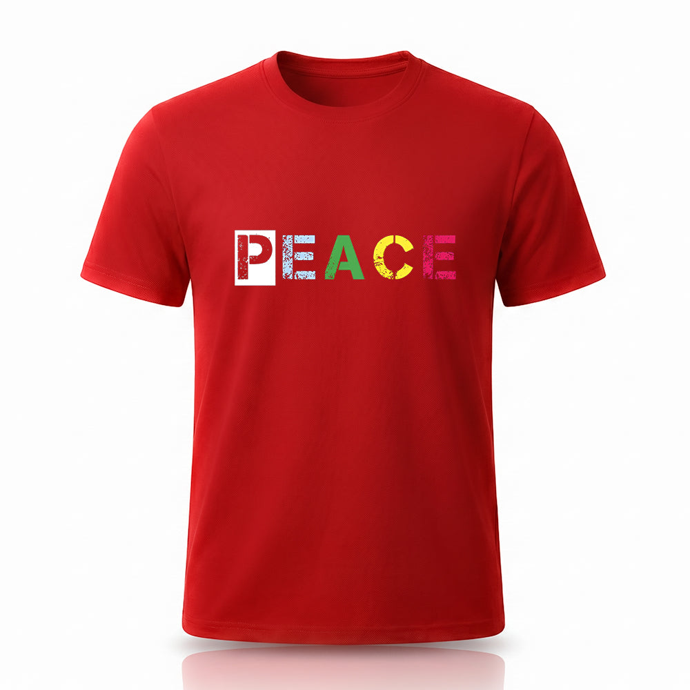 Peace Printed Tee by Rihab