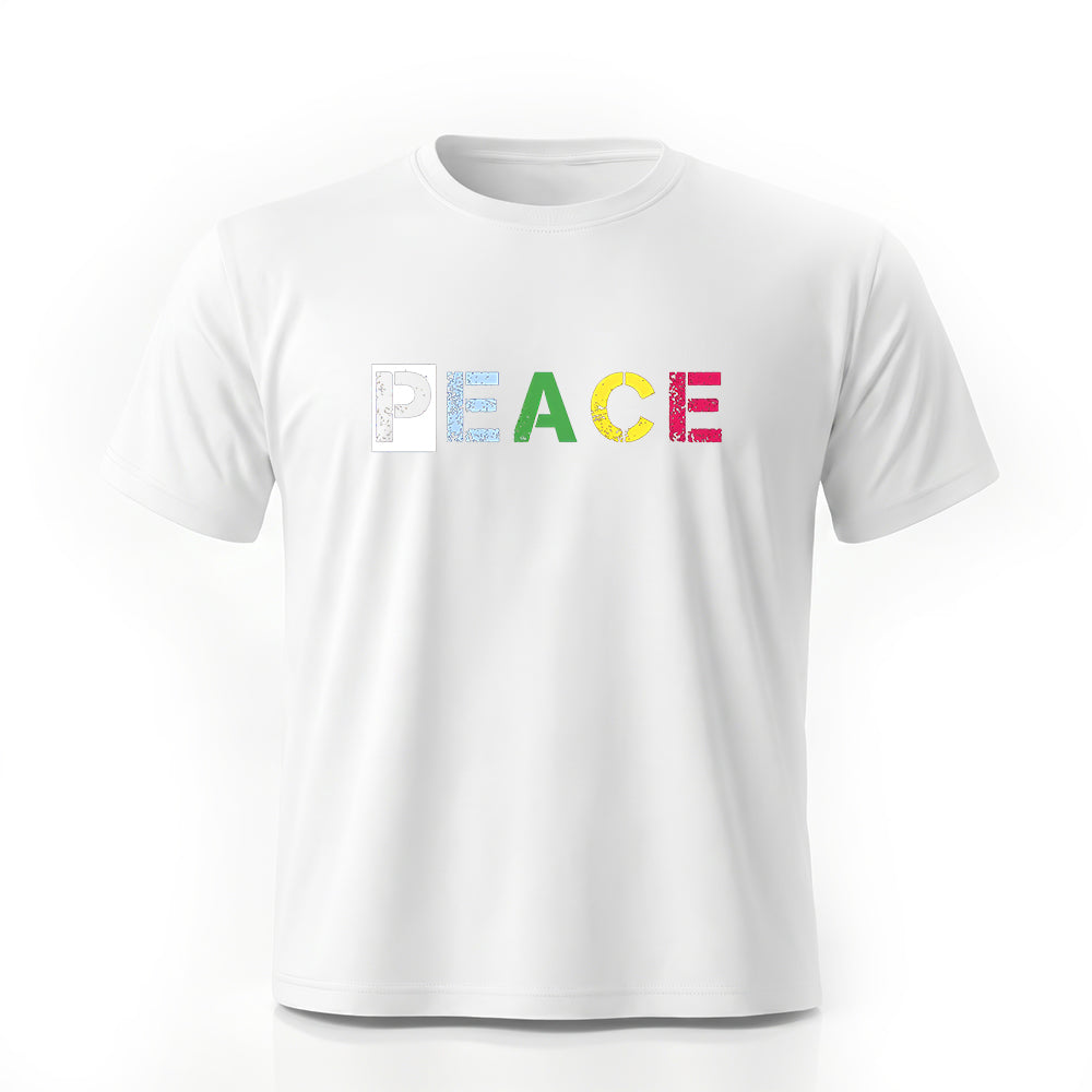 Peace Printed Tee by Rihab