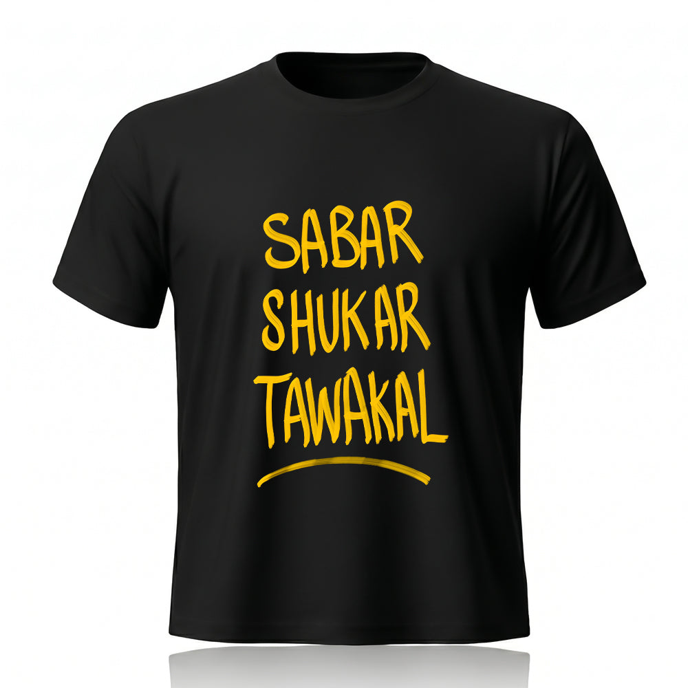 Sabar Shukar Tawakal Printed Tee by Rihab