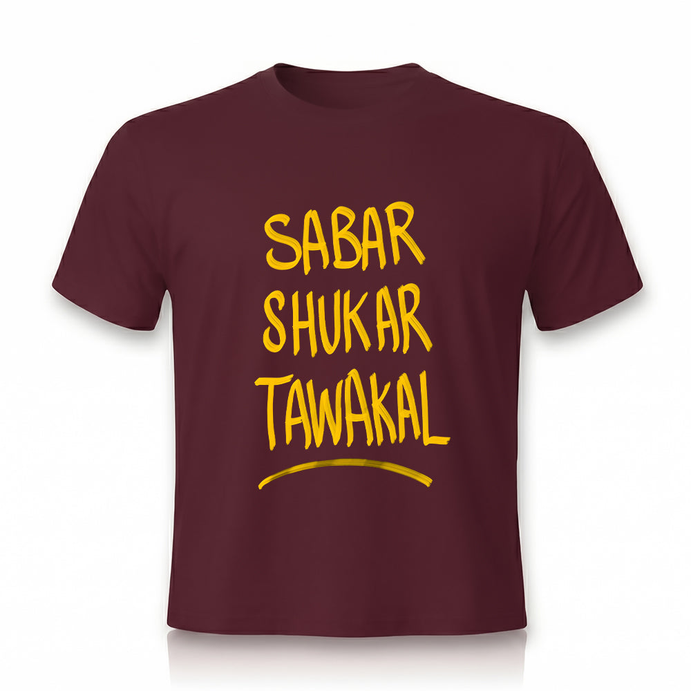 Sabar Shukar Tawakal Printed Tee by Rihab