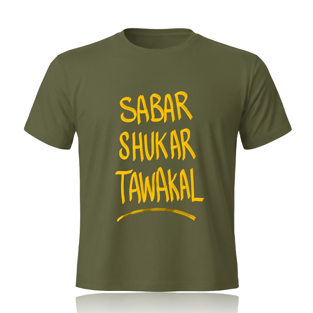 Sabar Shukar Tawakal Printed Tee by Rihab