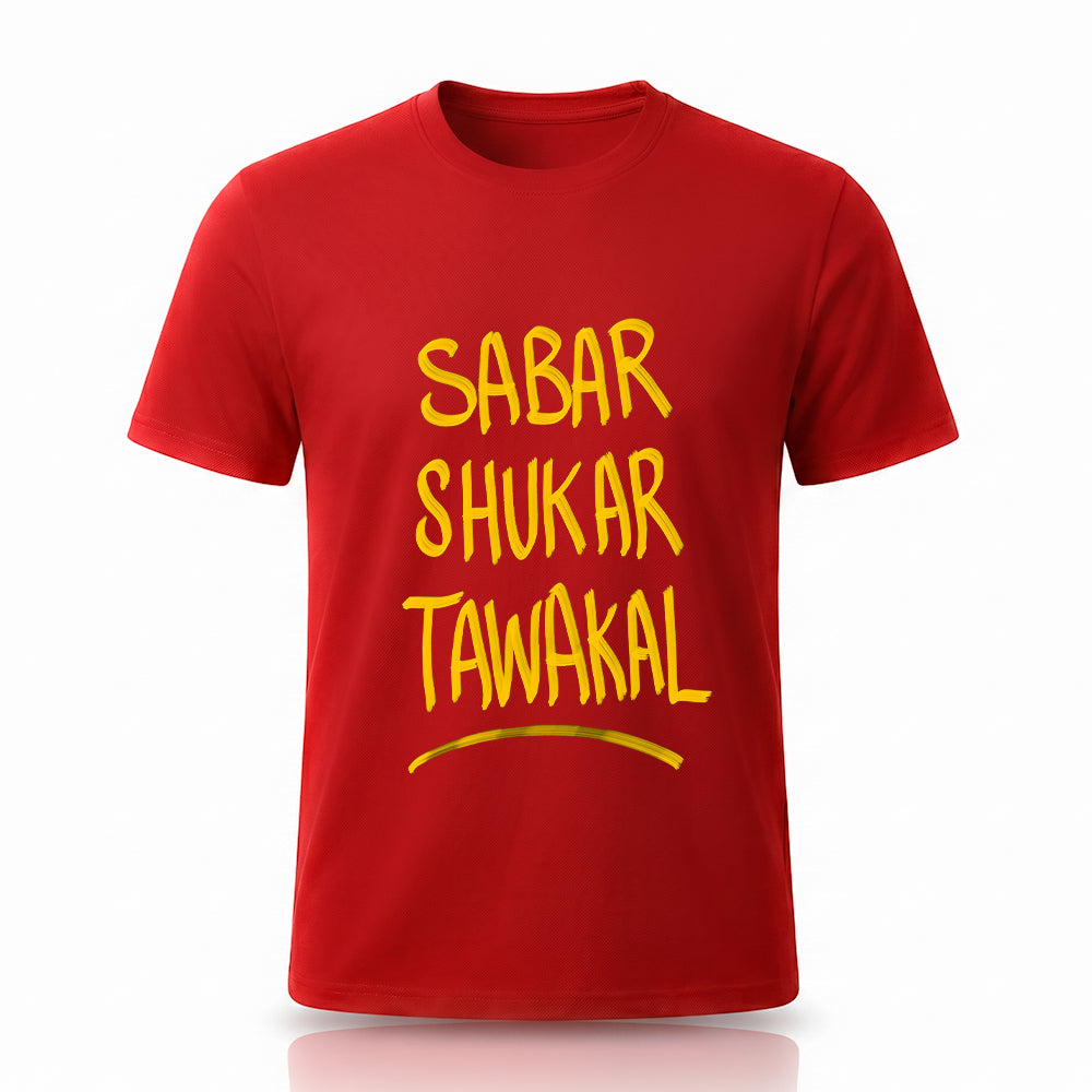 Sabar Shukar Tawakal Printed Tee by Rihab