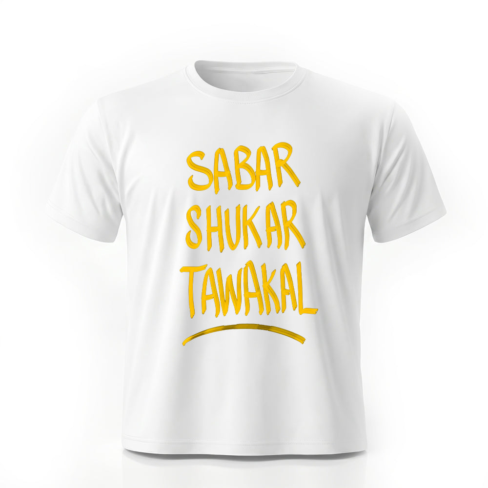 Sabar Shukar Tawakal Printed Tee by Rihab