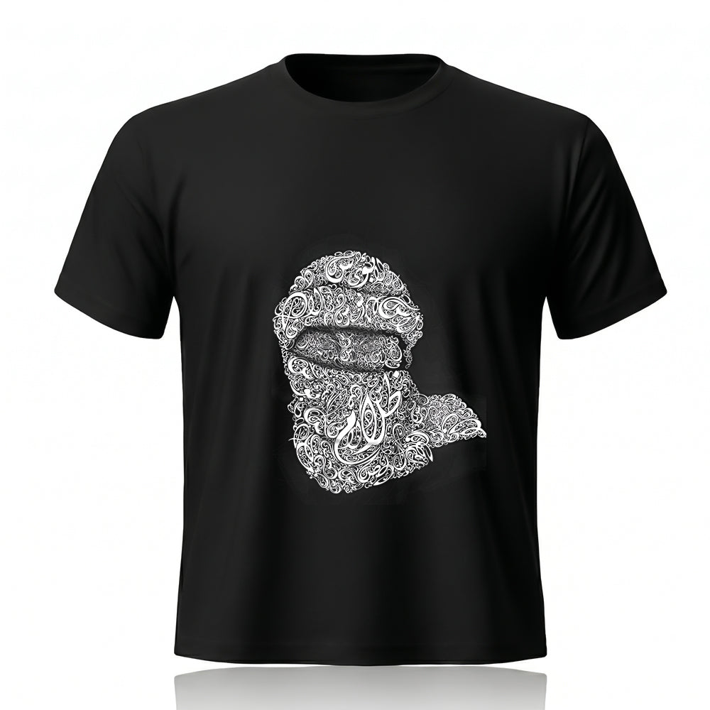 Ski Mask Graphic Tee by Rihab