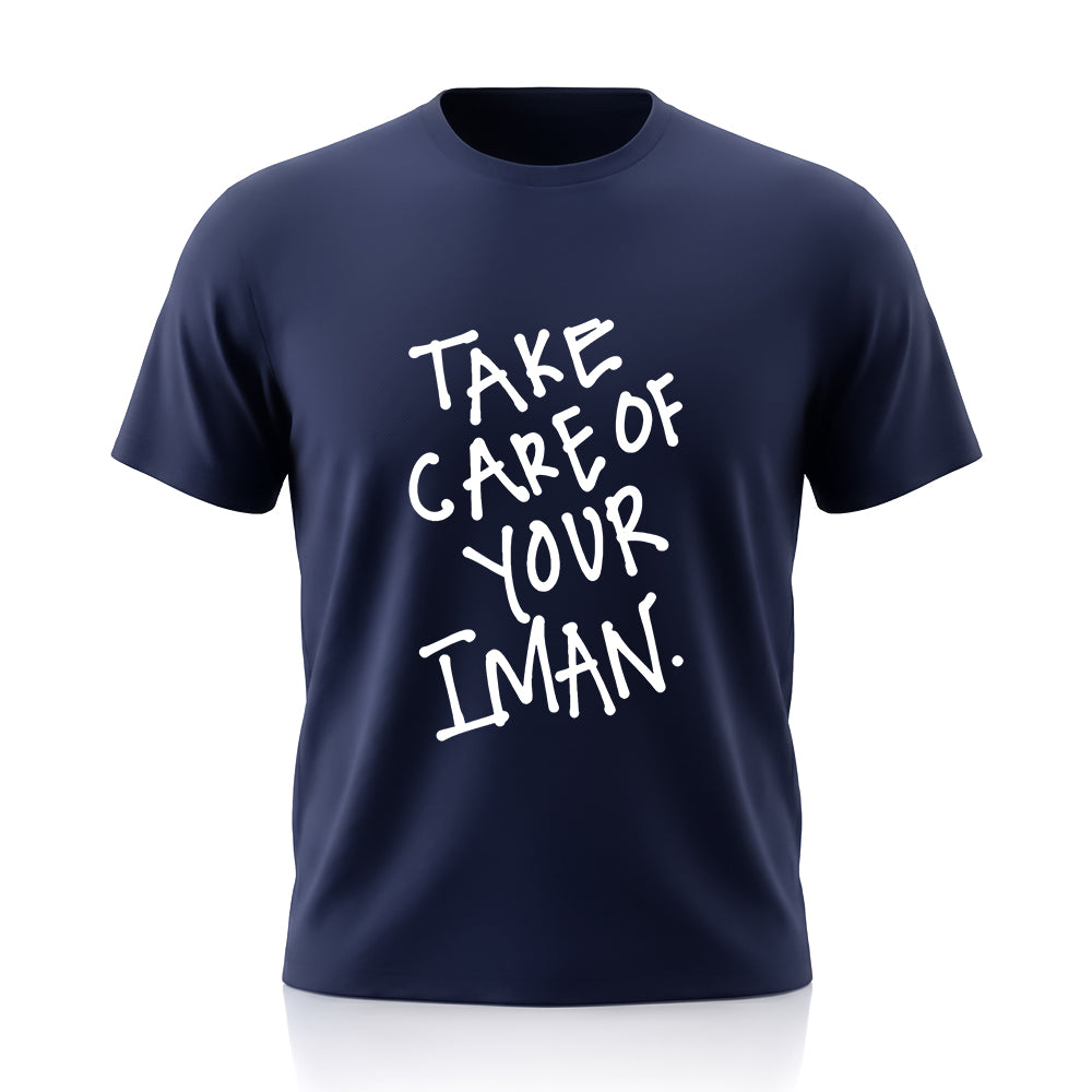 Take Care Of Your Iman Printed Tee by Rihab